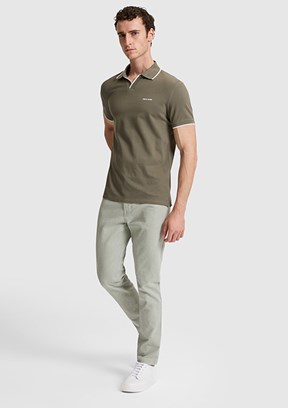 PİERRE CARDİN Erkek Yeşil Slim T-Shirt