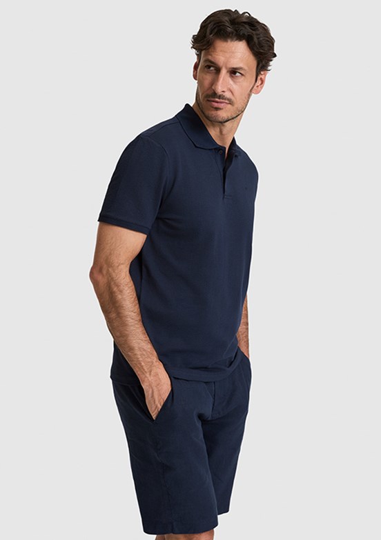 PİERRE CARDİN Erkek Lacivert Slim T-Shirt
