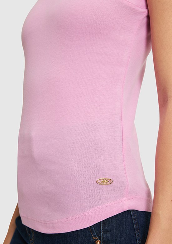 US POLO Kadın Pembe Basic T-Shırt
