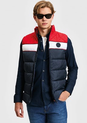 US POLO ASSN - Erkek Lacivert Basic Yelek