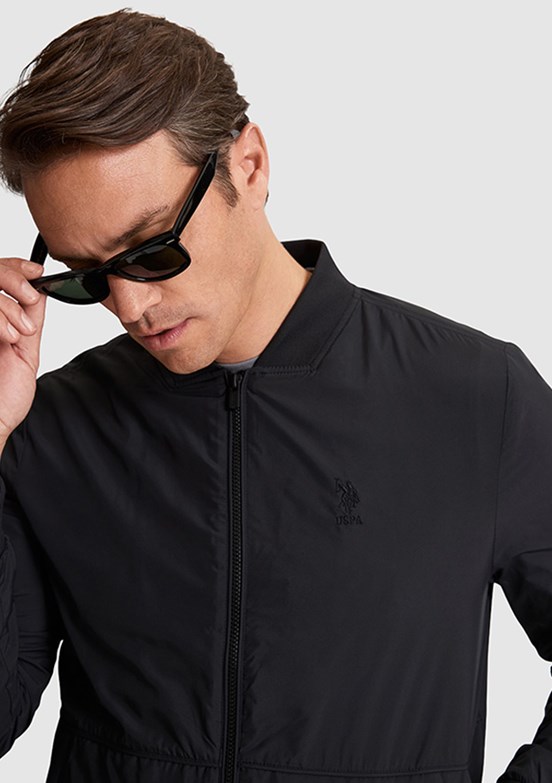 US POLO ASSN - Erkek Siyah Basic Mont