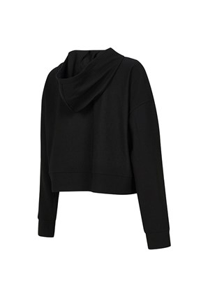 NEW BALANCE - WNH1617-BK Kadın Siyah Kapüşonlu Sweatshirt