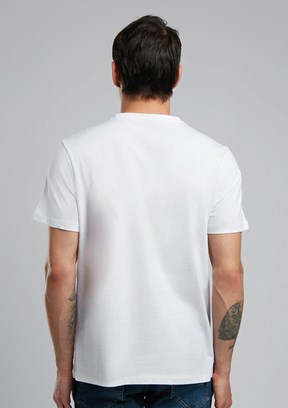 LEE COOPER England - 252 LCM 242037 Erkek Beyaz O Yaka T-Shirt