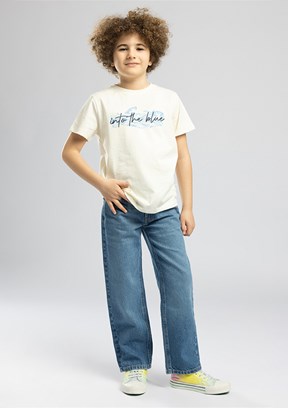 LEE COOPER Ice - 262 LCB 121001 Erkek Çocuk Mavi Straight Jean Pantolon