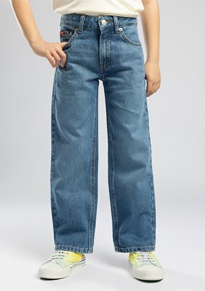 LEE COOPER Ice - 262 LCB 121001 Erkek Çocuk Mavi Straight Jean Pantolon