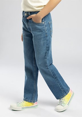 LEE COOPER Ice - 262 LCB 121001 Erkek Çocuk Mavi Straight Jean Pantolon