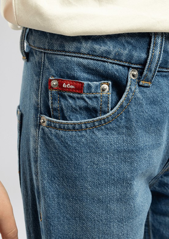 LEE COOPER Ice - 262 LCB 121001 Erkek Çocuk Mavi Straight Jean Pantolon
