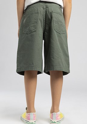 LEE COOPER Ally - 262 LCB 221001 Erkek Çocuk Yeşil Dokuma Şort