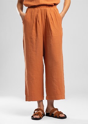 LEE COOPER Patty - 262 LCF 221009 Kadın Kahverengi Beli Lastikli Pantolon