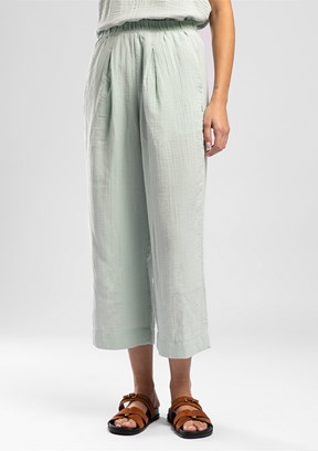 LEE COOPER Patty - 262 LCF 221009 Kadın Yeşil Beli Lastikli Pantolon