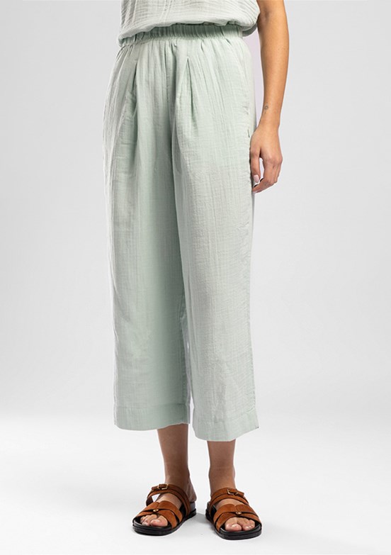 LEE COOPER Patty - 262 LCF 221009 Kadın Yeşil Beli Lastikli Pantolon