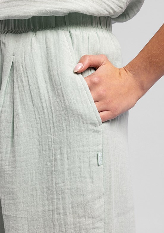 LEE COOPER Patty - 262 LCF 221009 Kadın Yeşil Beli Lastikli Pantolon