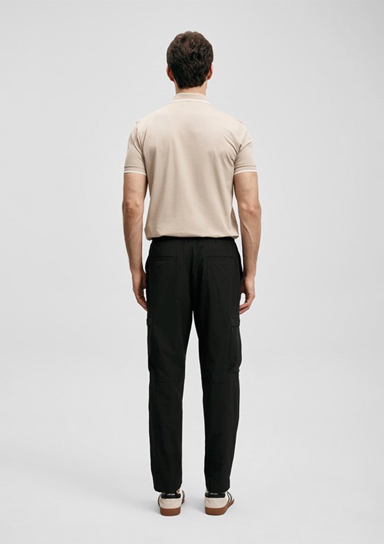 LUFİAN Chase - 111040236 Erkek Bej Polo Yaka T-Shirt