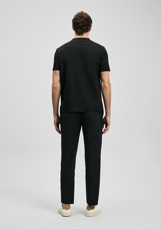 LUFİAN Fınx - 111020313 Erkek Siyah Baskılı T-Shirt
