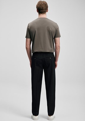 LUFİAN Bran - 111020321 Erkek Bej Baskılı T-Shirt
