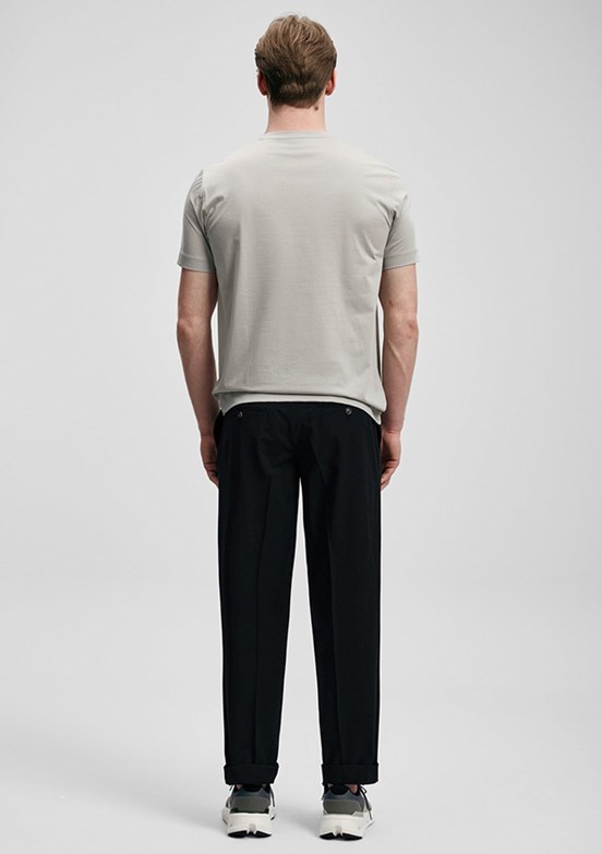 LUFİAN Bran - 111020321 Erkek Bej Baskılı T-Shirt