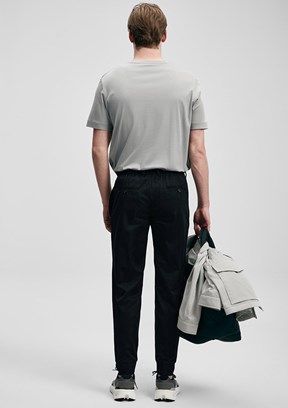 LUFİAN Bran - 111020321 Erkek Gri Baskılı T-Shirt