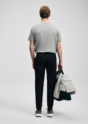 LUFİAN Bran - 111020321 Erkek Gri Baskılı T-Shirt
