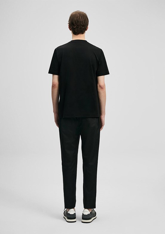 LUFİAN Bran - 111020321 Erkek Siyah Baskılı T-Shirt
