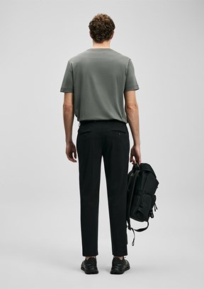 LUFİAN Bran - 111020321 Erkek Yeşil Baskılı T-Shirt