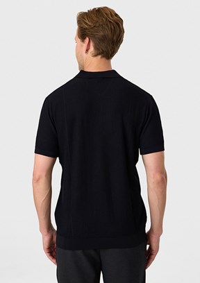 BACKANDBOND - B35S40007 Erkek Siyah Triko T-Shirt