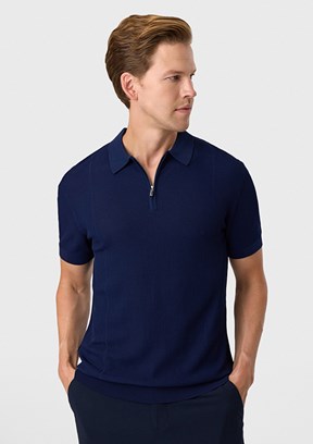 BACKANDBOND - B35S40007 Erkek Lacivert Triko T-Shirt