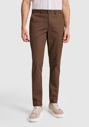 US POLO ASSN - Erkek Kahverengi Chino Pantolon