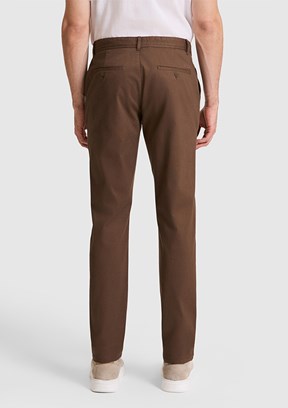 US POLO ASSN - Erkek Kahverengi Chino Pantolon