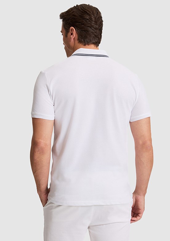 US POLO ASSN - Erkek Beyaz Basic T-Shirt
