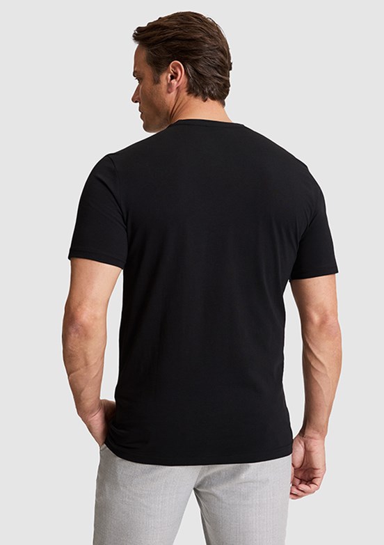 US POLO ASSN - Erkek Siyah Regular T-Shirt
