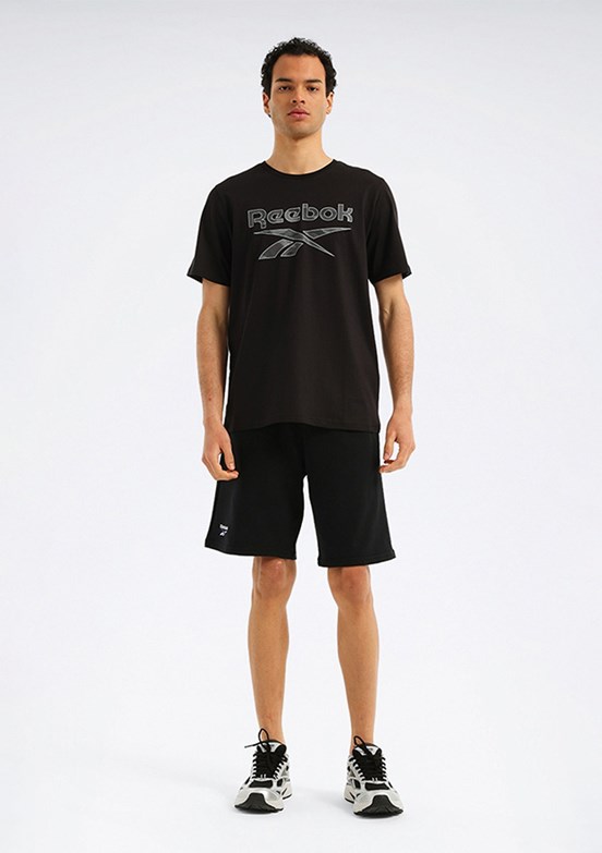 REEBOK 6M New Id Camo Tee - A10205575107010 Erkek Siyah Kısa Kol T-Shirt