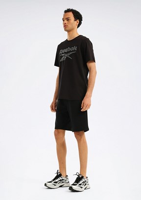 REEBOK 6M New Id Camo Tee - A10205575107010 Erkek Siyah Kısa Kol T-Shirt