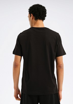 REEBOK 6M New Id Camo Tee - A10205575107010 Erkek Siyah Kısa Kol T-Shirt