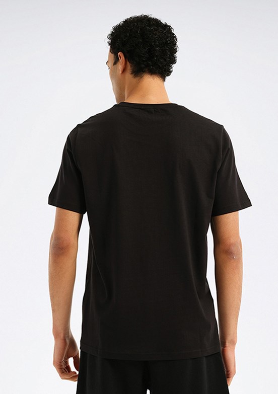 REEBOK 6M New Id Camo Tee - A10205575107010 Erkek Siyah Kısa Kol T-Shirt