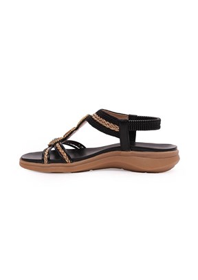 GUJA - 26Y240-15 SY Kadın Siyah Sandalet
