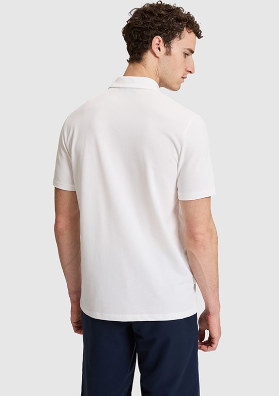 PİERRE CARDİN Erkek Beyaz Regular T-Shirt