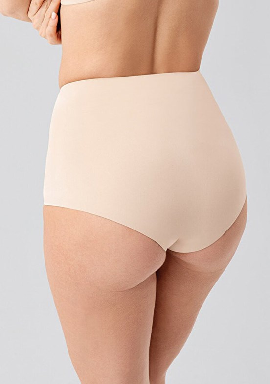 NEW BRA - 3693050000 Kadın Bej Lazer Kesim Toparlayıcı Yüksek Bel Külot