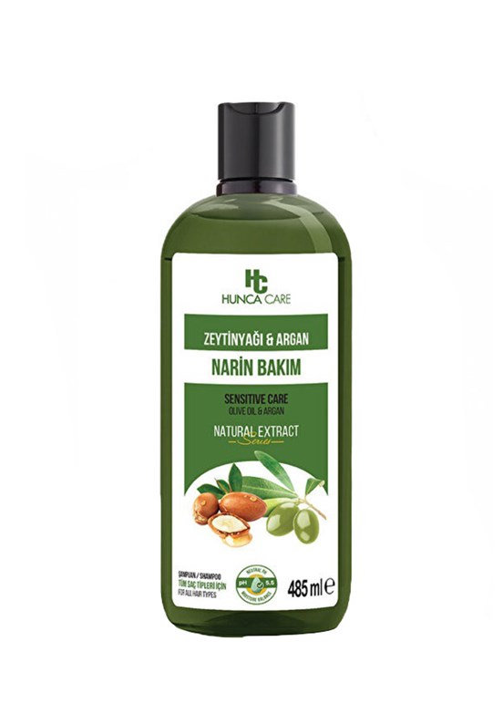 HUNCA CARE Argan Ve Zeytinyağlı 485 ml Şampuan