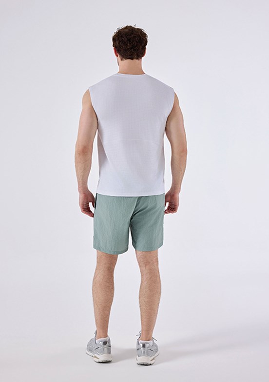 ELLESSE - 5SM4463 Erkek Yeşil Deniz Şortu