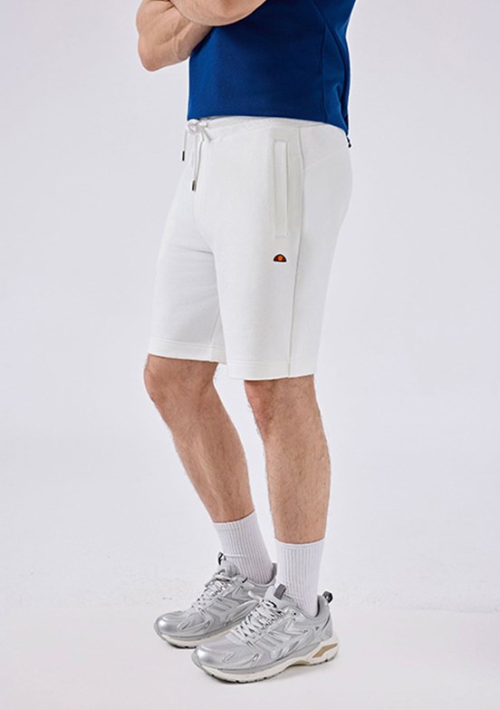 ELLESSE - 5SM4622 Erkek Beyaz Baskılı Şort