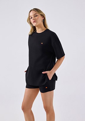 ELLESSE - 6SF4018 Kadın Siyah Baskılı Şort