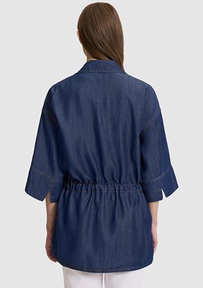 PİERRE CARDİN Kadın Denim Gömlek