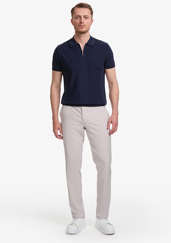 PİERRE CARDİN - Erkek Gri Slim Pantolon