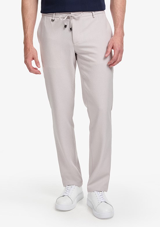 PİERRE CARDİN - Erkek Gri Slim Pantolon