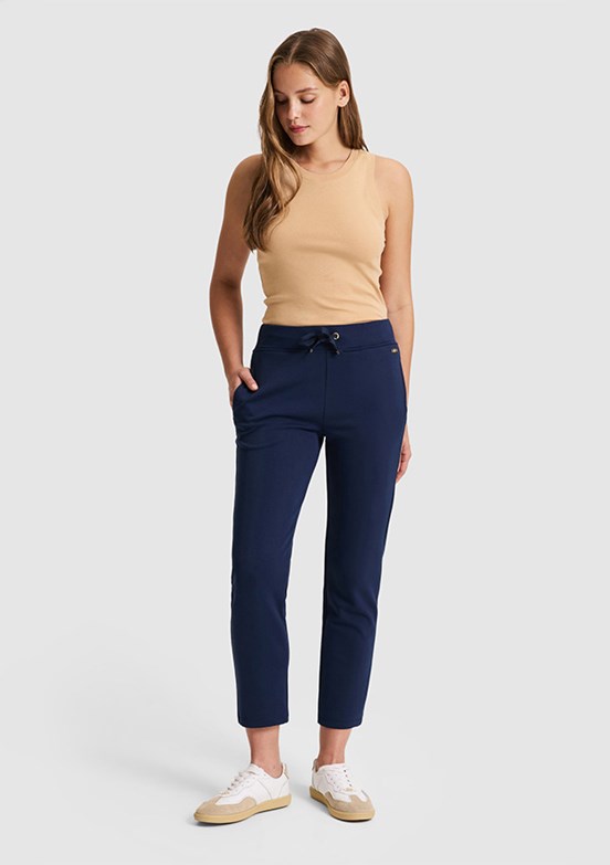 US POLO ASSN - Kadın Lacivert Slim Pantolon