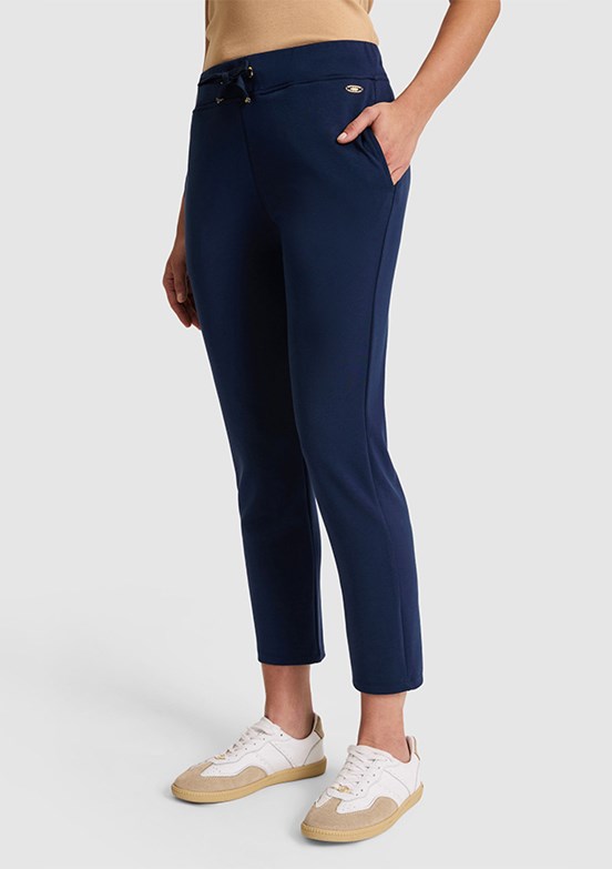 US POLO ASSN - Kadın Lacivert Slim Pantolon