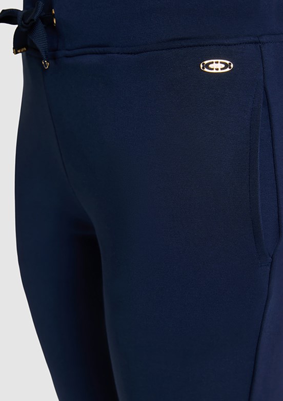 US POLO ASSN - Kadın Lacivert Slim Pantolon