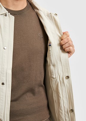 US POLO Erkek Bej Basic Mont