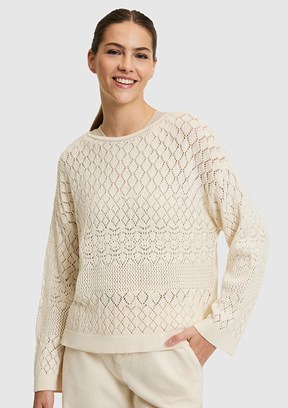 US POLO Kadın Krem Comfort Kazak