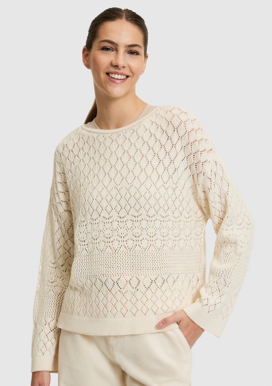 US POLO ASSN - Kadın Ekru Comfort Kazak